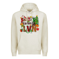 Oatmeal Heather santa's favorite lvn Premium Hoodie - Zillion Design Studio