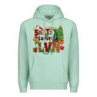 Seafoam santa's favorite lvn Premium Hoodie - Zillion Design Studio