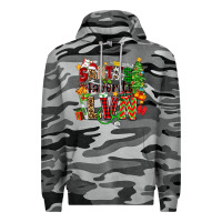 Slate Camo santa's favorite lvn Premium Hoodie - Zillion Design Studio