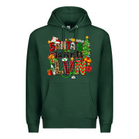 Sports Green santa's favorite lvn Premium Hoodie - Zillion Design Studio