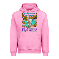 Fuchsia Pink find someone who grows flowers Urban Hoodie - texasbilliewilder