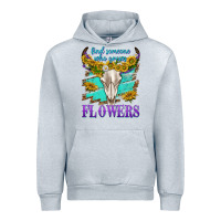 Heather Grey find someone who grows flowers Urban Hoodie - texasbilliewilder