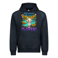 Navy find someone who grows flowers Urban Hoodie - texasbilliewilder