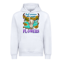 White find someone who grows flowers Urban Hoodie - texasbilliewilder