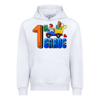 White First Grade Urban Hoodie - RanaPortraitStore