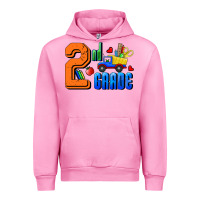Fuchsia Pink Second Grade Urban Hoodie - RanaPortraitStore