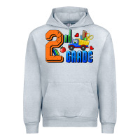 Heather Grey Second Grade Urban Hoodie - RanaPortraitStore