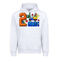 White Second Grade Urban Hoodie - RanaPortraitStore