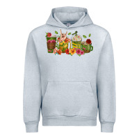 Heather Grey floral hustler coffee cups Urban Hoodie - texasbilliewilder