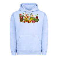 Pigment Grape Ice floral hustler coffee cups Urban Hoodie - texasbilliewilder