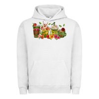 Pigment Lunar Rock floral hustler coffee cups Urban Hoodie - texasbilliewilder