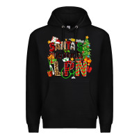 Black santa's favorite lpn Premium Hoodie - Zillion Design Studio