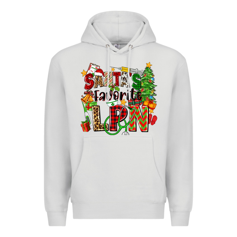 Santa's Favorite Lpn Premium Hoodie by Zillion Design Studio | Teevron