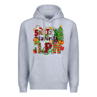 Heather Grey santa's favorite lpn Premium Hoodie - Zillion Design Studio