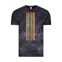 Cloud Black Fall Pattern Vintage Tee - Artiststas