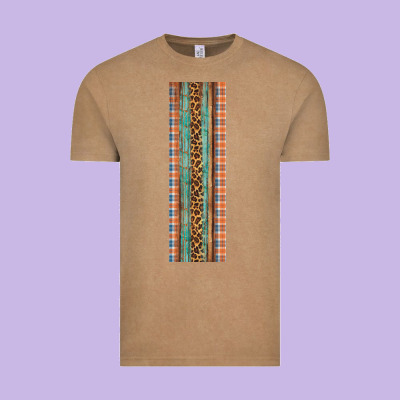 Fall Pattern Vintage Tee Designed By Artiststas
