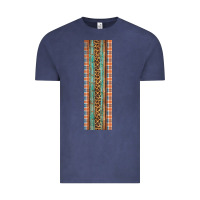 Vintage Denim Fall Pattern Vintage Tee - Artiststas