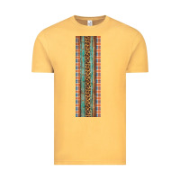 Vintage Mustard Fall Pattern Vintage Tee - Artiststas