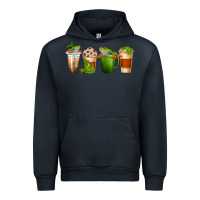 Navy frog coffee cups Urban Hoodie - texasbilliewilder