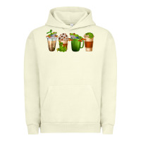 Pigment Pistachio frog coffee cups Urban Hoodie - texasbilliewilder