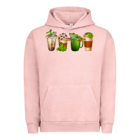 Pigment Salmon frog coffee cups Urban Hoodie - texasbilliewilder