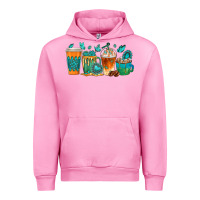 Fuchsia Pink gemstone coffee cups Urban Hoodie - texasbilliewilder