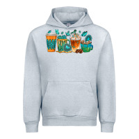 Heather Grey gemstone coffee cups Urban Hoodie - texasbilliewilder