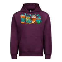 Mauve Wine gemstone coffee cups Urban Hoodie - texasbilliewilder