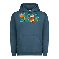 Pigment Midnight Navy gemstone coffee cups Urban Hoodie - texasbilliewilder