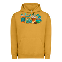 Pigment Peanut Butter gemstone coffee cups Urban Hoodie - texasbilliewilder