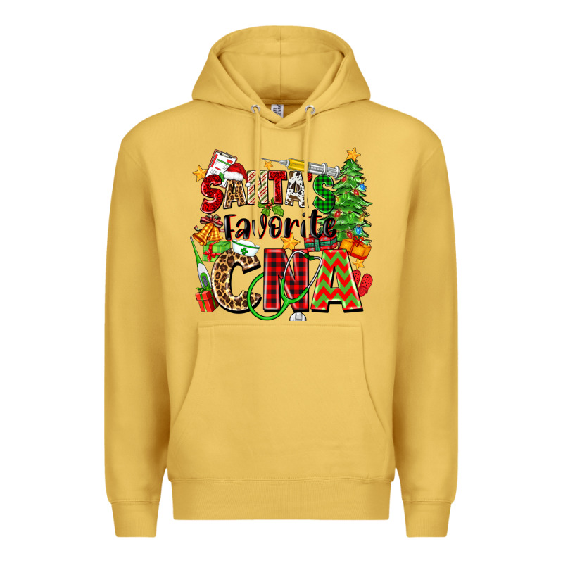 Santa's Favorite Cna Premium Hoodie by Zillion Design Studio | Teevron
