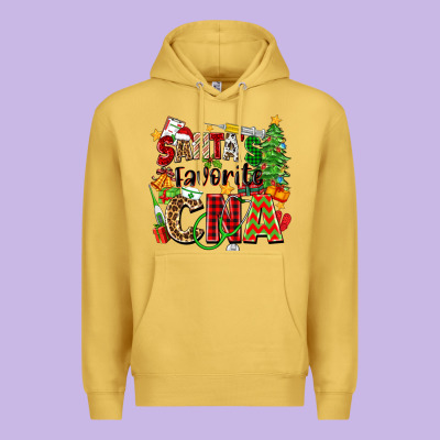 Santa's Favorite Cna Premium Hoodie Designed By Zillion Design Studio