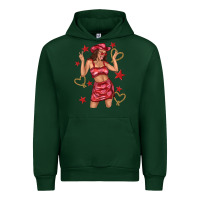 Forest Green heart cowgirl Urban Hoodie - texasbilliewilder
