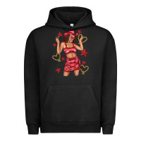 Pigment Black heart cowgirl Urban Hoodie - texasbilliewilder