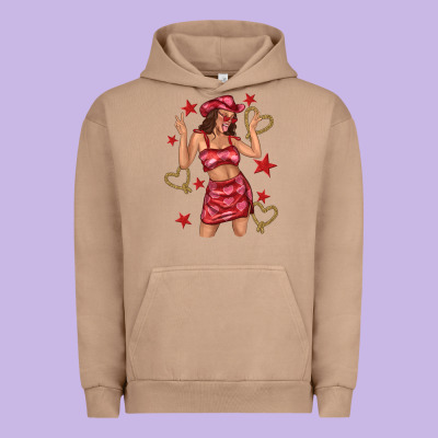 Urban Hoodie heart cowgirl