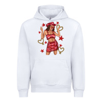 White heart cowgirl Urban Hoodie - texasbilliewilder