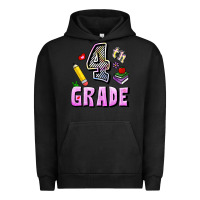 Pigment Black Fourth Grade Urban Hoodie - RanaPortraitStore