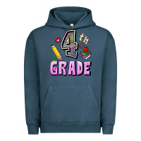 Pigment Midnight Navy Fourth Grade Urban Hoodie - RanaPortraitStore