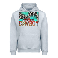 Heather Grey hey there cowboy Urban Hoodie - texasbilliewilder