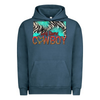 Pigment Midnight Navy hey there cowboy Urban Hoodie - texasbilliewilder