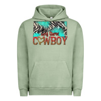 Pigment Oil Green hey there cowboy Urban Hoodie - texasbilliewilder