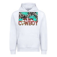 White hey there cowboy Urban Hoodie - texasbilliewilder