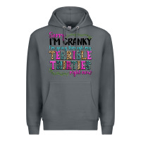 Rock sorry im cranky im going through my terrible thirties right now Premium Hoodie - texasbilliewilder