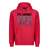 Cardinal sorry im cranky im going through my terrible thirties right now Premium Hoodie - texasbilliewilder