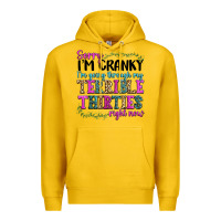 Lemon sorry im cranky im going through my terrible thirties right now Premium Hoodie - texasbilliewilder