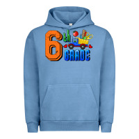 Pigment Pebble Blue Sixth Grade Urban Hoodie - RanaPortraitStore