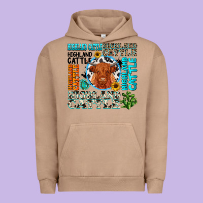 Urban Hoodie highland cattle