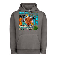 Pigment Tornado highland cattle Urban Hoodie - texasbilliewilder