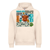 Sandshell highland cattle Urban Hoodie - texasbilliewilder