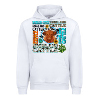 White highland cattle Urban Hoodie - texasbilliewilder